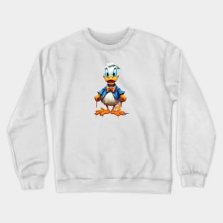 Donald Duck Design Crewneck Sweatshirt